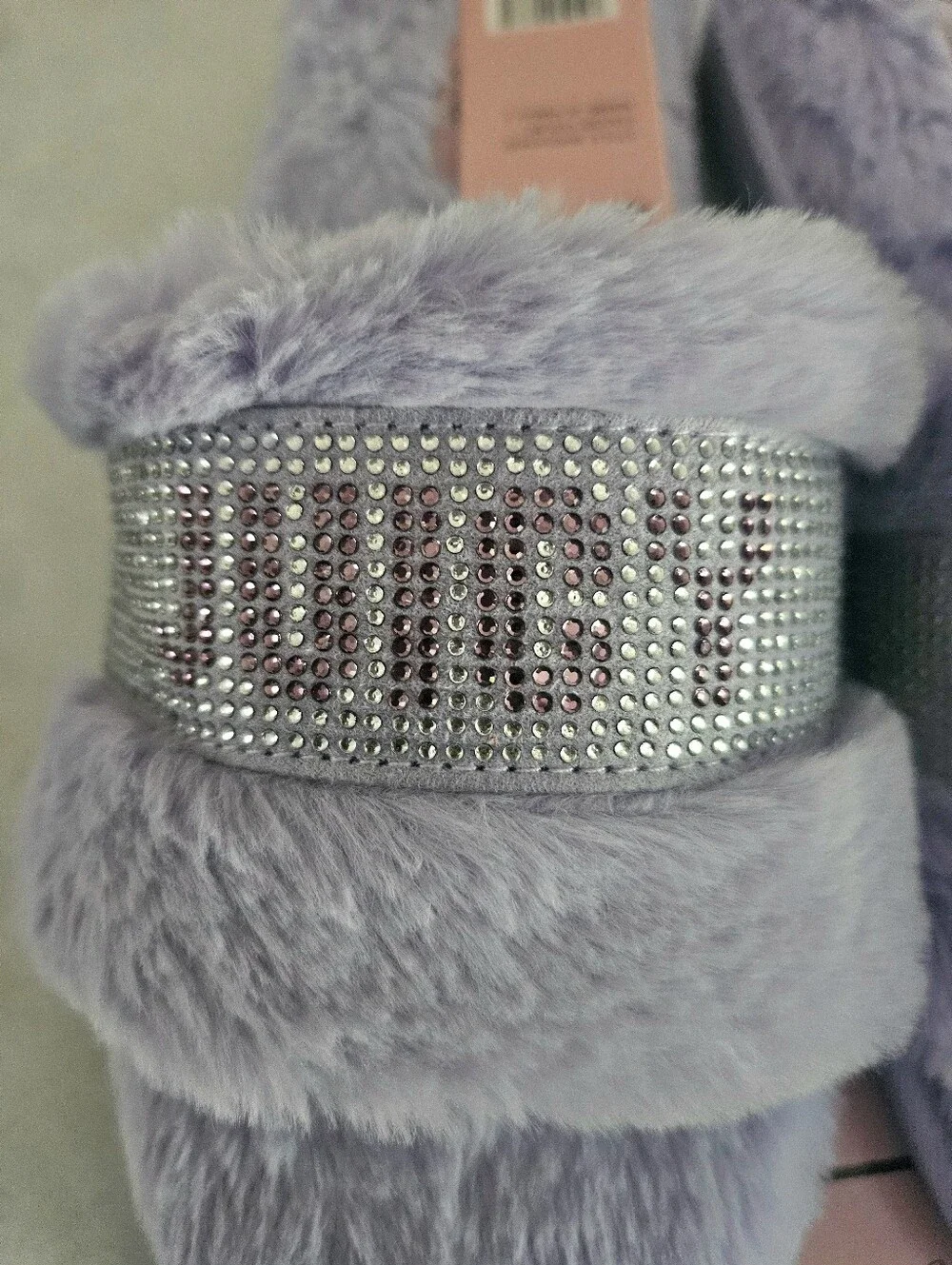 Juicy Couture Faux Fur Slippers